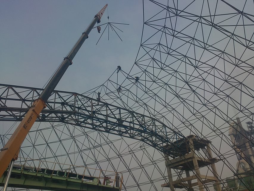 公主岭网架施工