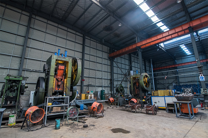 公主岭网架配件-锥头加工车间